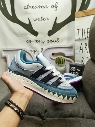 Adidas Spezial Sneakers Lifestyle Vert sarcelle et gris 5