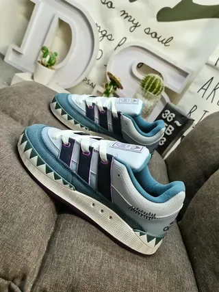 Adidas Spezial Sneakers Lifestyle Vert sarcelle et gris 7