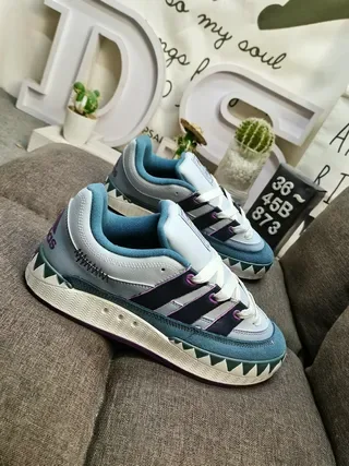 Adidas Spezial Sneakers Lifestyle Vert sarcelle et gris 9