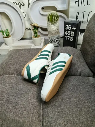 Adidas Spezial White and Forest Green Lifestyle Sneakers 6