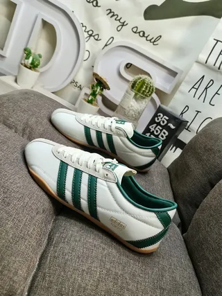 Adidas Spezial White and Forest Green Lifestyle Sneakers 7