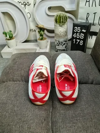 Adidas Spezial White and Red Lifestyle Sneakers 8