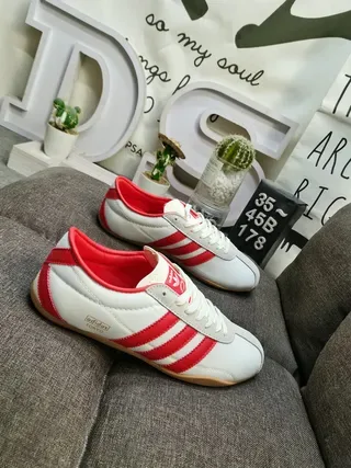Adidas Spezial White and Red Lifestyle Sneakers 9
