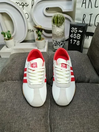 Adidas Spezial White and Red Lifestyle Sneakers 10