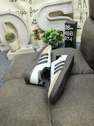 Adidas Spezial White Black Beige Lifestyle Sneakers 6