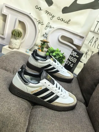 Adidas Spezial White Black Beige Lifestyle Sneakers 9