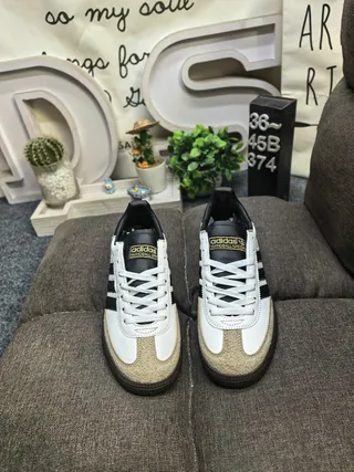 Adidas Spezial White Black Beige Lifestyle Sneakers 10