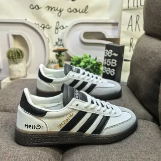 Adidas Spezial White Black Gold Lifestyle Sneakers
