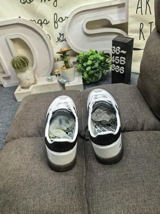 Adidas Spezial White Black Gold Lifestyle Sneakers 8