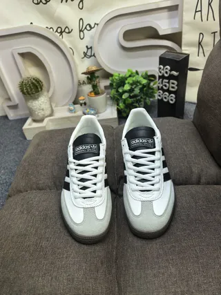 Adidas Spezial White Black Gold Lifestyle Sneakers 10