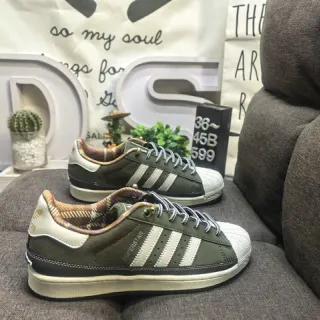 Adidas Superstar Army Green White लाइफस्टाइल स्नीकर