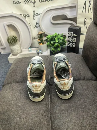 Adidas Superstar Army Green White Lifestyle Sneakers 8