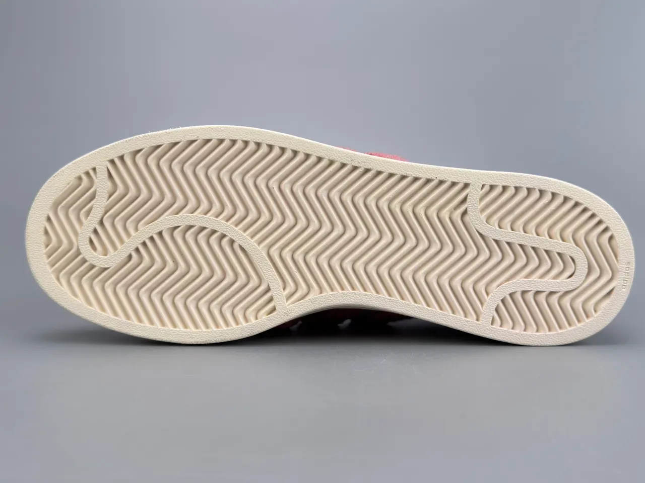 Adidas Superstar Beige Pink Fuzzy Stripe Lifestyle Sneakers 8