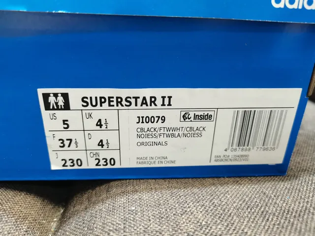 Adidas Superstar Black and White Lifestyle Sneakers 2