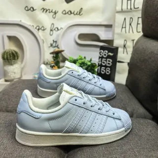 Adidas Superstar Light Blue Lifestyle Sneakers