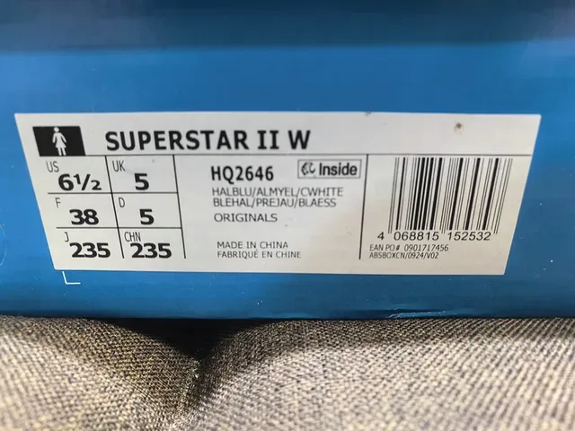 Adidas Superstar Light Blue Lifestyle Sneakers 2