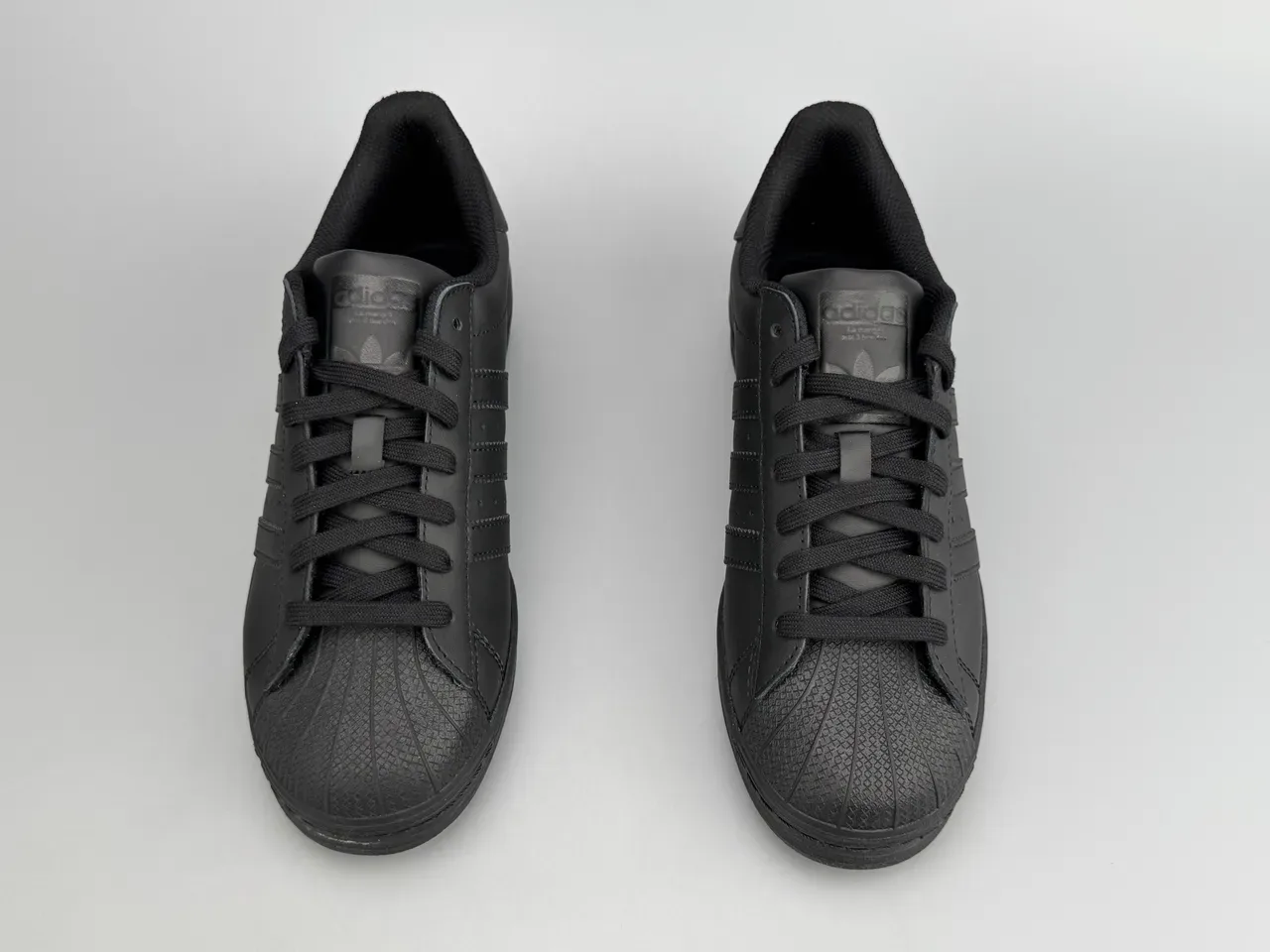 Adidas Superstar Monochrome Black Lifestyle Sneakers 9