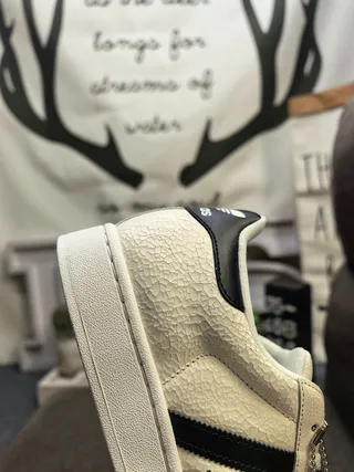 Adidas Superstar Off-White and Navy Lifestyle Sneakers 3