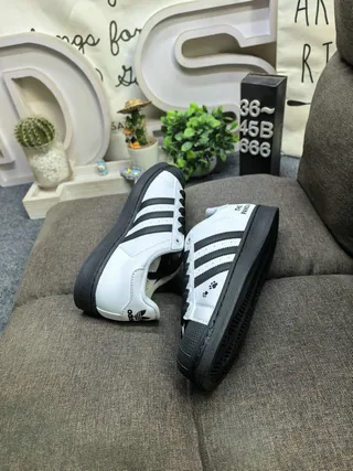 Adidas Superstar The Panda White Black Lifestyle Sneakers 6