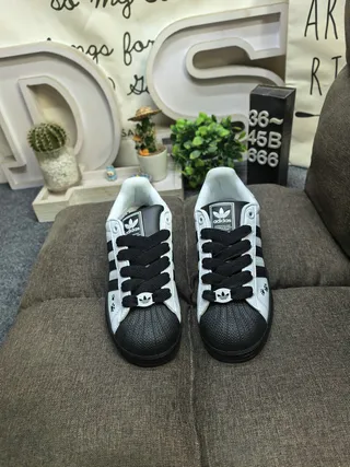 Adidas Superstar The Panda White Black Lifestyle Sneakers 10