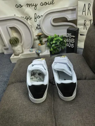 Adidas Superstar White Black Shell-Toe Three-Stripe Lifestyle Sneakers 8