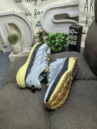 Adidas Terrex Agravic Flow Light Gray Gold Orange Lifestyle Sneakers 6