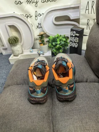 Adidas Terrex Agravic Flow Light Gray Gold Orange Lifestyle Sneakers 18