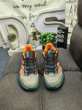 Adidas Terrex Agravic Flow Light Gray Gold Orange Lifestyle Sneakers 20