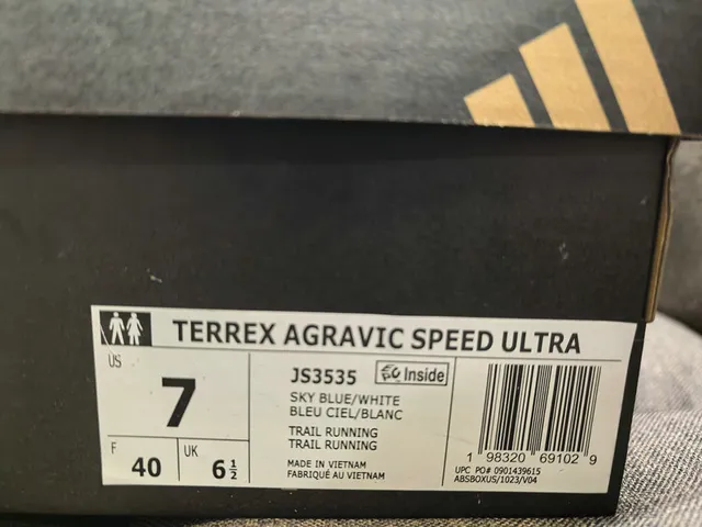 Adidas Terrex Blue and Lime Green Running Shoes 2