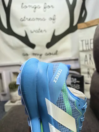 Adidas Terrex Blue and Lime Green Running Shoes 3