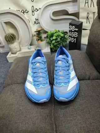 Adidas Terrex Blue and Lime Green Running Shoes 10