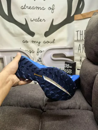 Adidas Terrex Blue and Lime Green Running Shoes 24