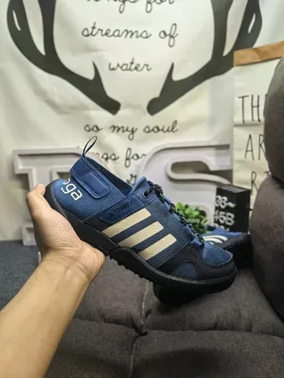 Adidas Terrex Gray Blue Mesh Upper Laces Sneakers 5