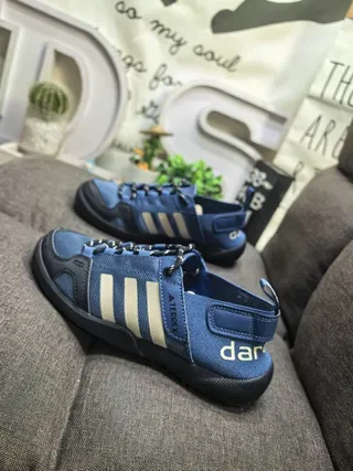 Adidas Terrex Gray Blue Mesh Upper Laces Sneakers 7