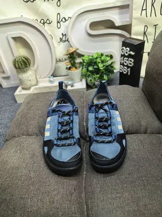 Adidas Terrex Gray Blue Mesh Upper Laces Sneakers 10