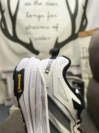 Adidas Terrex Gray White Lightweight Trail Runner Mesh And Synthetic Overlay Upper Running Shoes 13