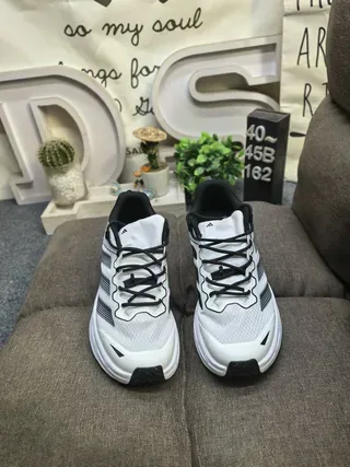Adidas Terrex Gray White Lightweight Trail Runner Mesh And Synthetic Overlay Upper Running Shoes 20