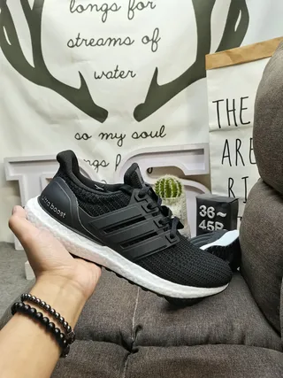 Adidas Ultraboost White Knit Lifestyle Sneakers 5