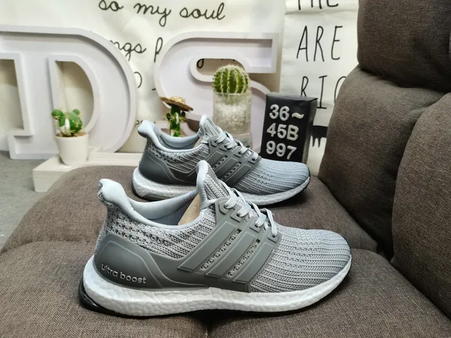 Adidas Ultraboost White Knit Lifestyle Sneakers 21
