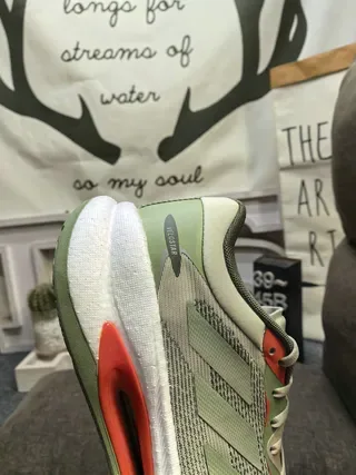 Adidas Velostar Olive Green and Orange Lifestyle Sneakers 3