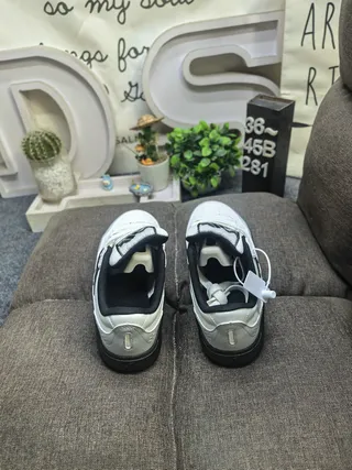 Adidas White Black Low-Top Three-Stripe Side Panel Lifestyle Sneakers 8