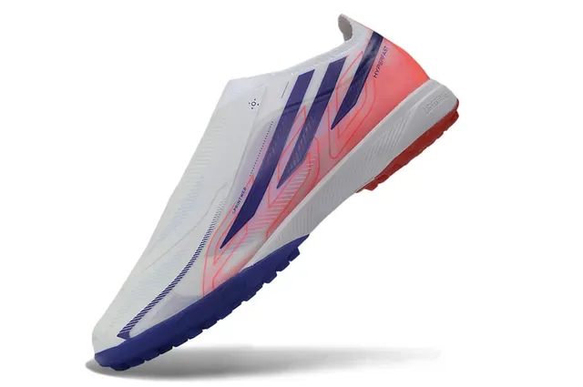 Adidas Blanc Bleu Sans Lacets Upper Sprintweb Malla Engineered Mesh Chaussures de Football Turf 3