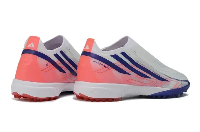 Adidas Blanc Bleu Sans Lacets Upper Sprintweb Malla Engineered Mesh Chaussures de Football Turf 5
