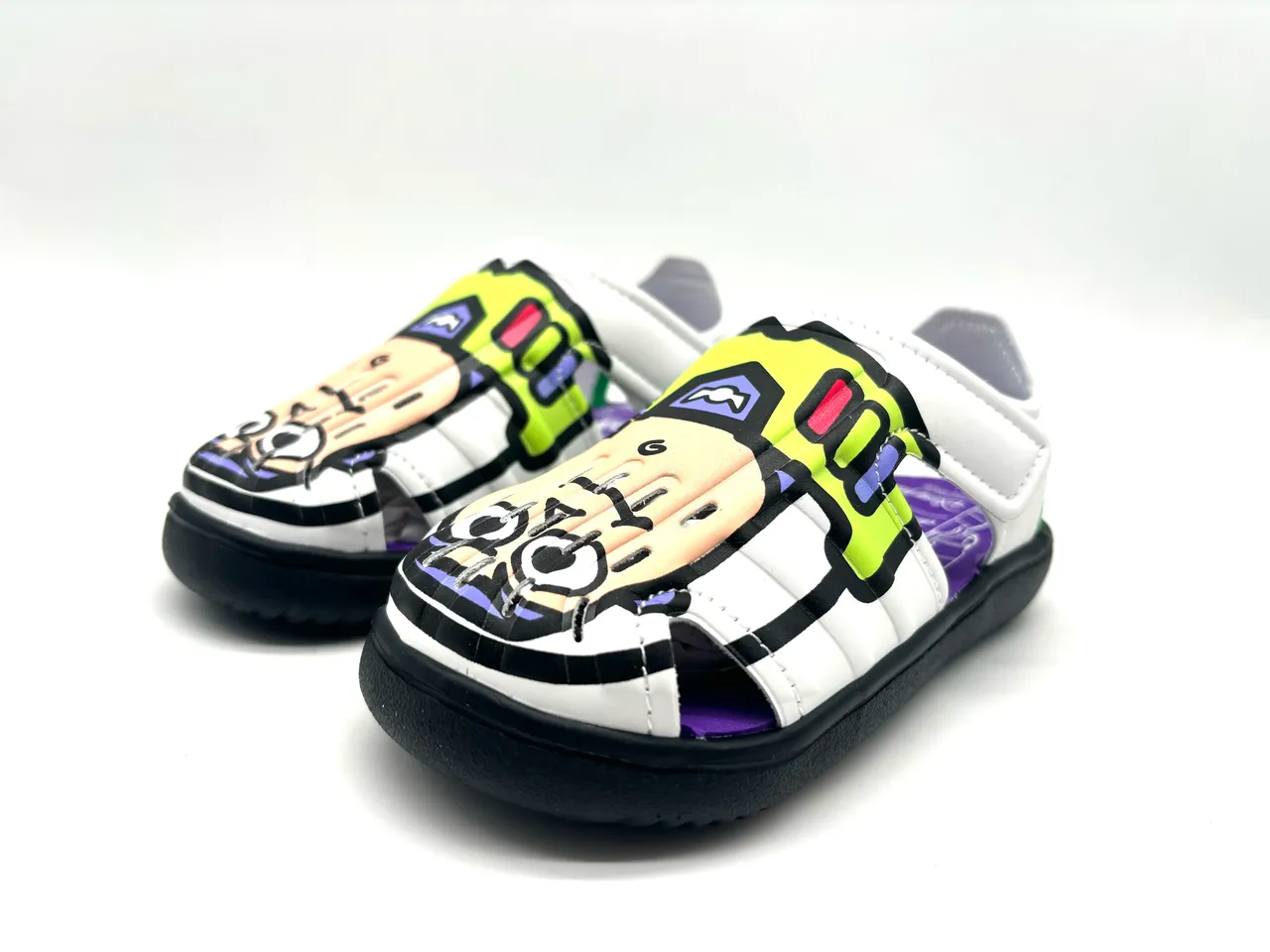 Adidas White Blue Open-Toe Strap-Fastened Casual Sandals 15