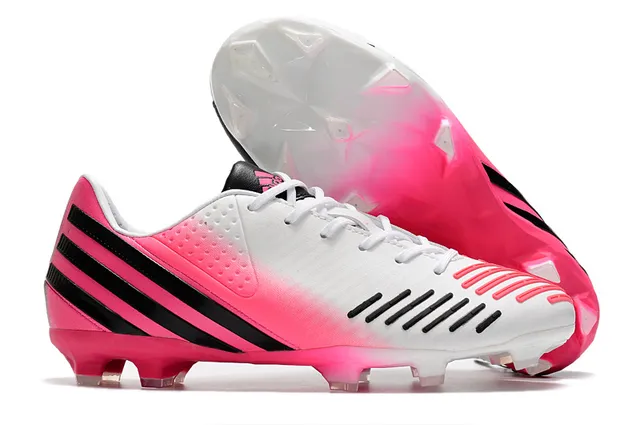 Adidas Blanco Multicolor Cordones Asimétricos Perforados Upper Sintético Campo Firme Zapatos de Fútbol 2