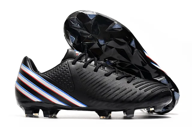 Adidas Blanco Multicolor Cordones Asimétricos Perforados Upper Sintético Campo Firme Zapatos de Fútbol 6