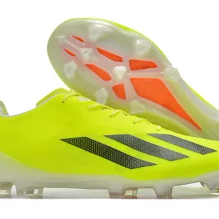 Adidas X Speedflow Fluorescent Yellow Black Firm-Ground Soccer Shoes