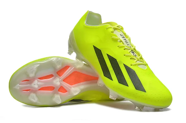 Adidas X Speedflow Fluorescent Yellow Black Firm-Ground Soccer Shoes 4