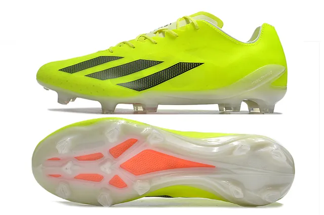 Adidas X Speedflow Fluorescent Yellow Black Firm-Ground Soccer Shoes 6