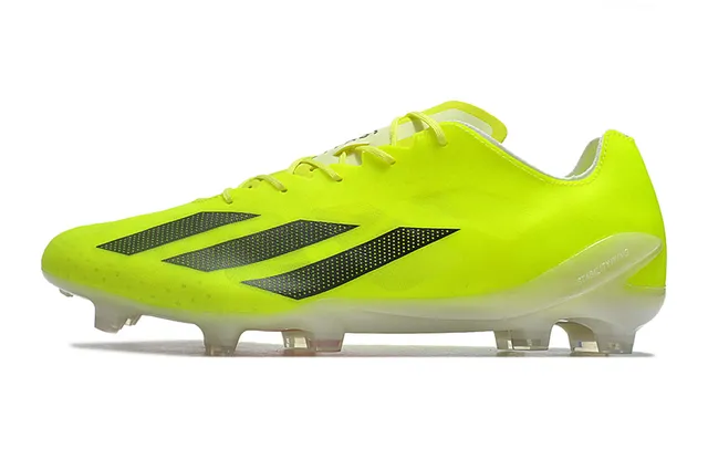 Adidas X Speedflow Fluorescent Yellow Black Firm-Ground Soccer Shoes 7